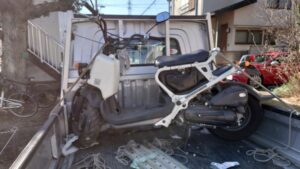 ズーマー不動車の買取、書類無し